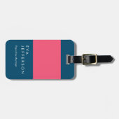 海青エレガントユニークモダン ラゲッジタグ (正面横)