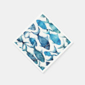 海青 | 沿岸航海のビーチパーティー スタンダードカクテルナプキン (角)