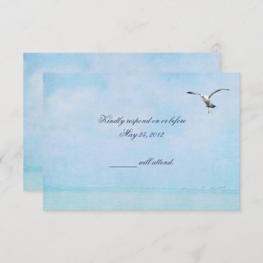 海青RSVP 出欠カード (正面/裏面)