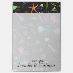 海面のクリッターパターン 名前の追加 ポストイット