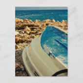 海面はがき付きボート ポストカード (正面)