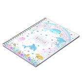 海面スパイラル手帳の下 ノートブック (左側)