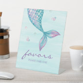 海面下の人魚の尾 台座サイン (インサイチュ)