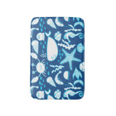 海面下の魚ガニ バスマット (正面縦)