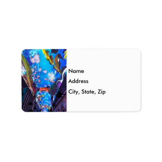 海面下住所 シール (正面)