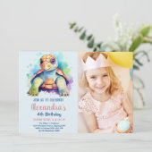 海面下海動物誕生日 招待状 (スタンド正面)