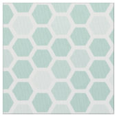 海面幾何六角パターン//任意の色 ファブリック (クローズアップ)