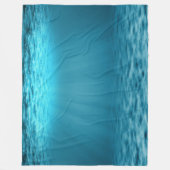 海面水中 フリースブランケット (正面)