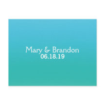 海風ウォーターカラーウェディングRSVP