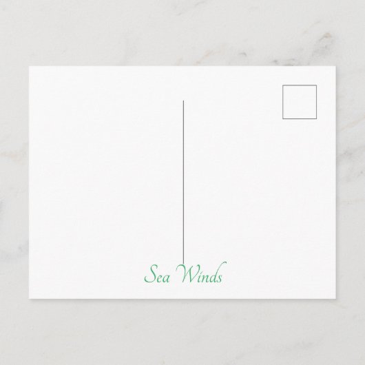 海風 ポストカード (裏面)