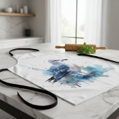 海風：水色カモメ エプロン