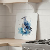 海風：水色カモメ カッティングボード