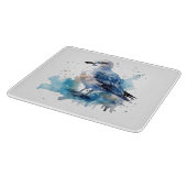海風：水色カモメ カッティングボード (角)
