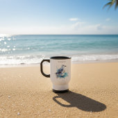 海風：水色カモメ トラベルマグ