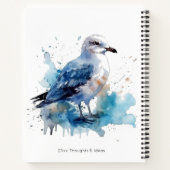 海風：水色カモメ ノートブック (裏面)