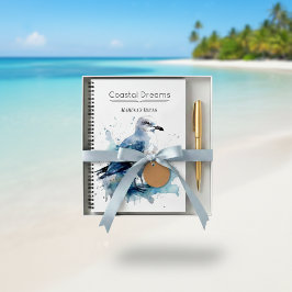 海風：水色カモメ ノートブック