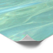 海風、私の心の安らぎ – アクア海リップル ポスター (角)