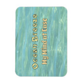 海風、私の心の安らぎ – アクア海リップル マグネット (縦)