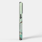 海飛んでいる上のカモメ Case-Mate iPhoneケース (裏面 / 右)