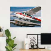 海飛行機離陸，ビクトリア滝，ジンバブエ ポスター (ホームオフィス)