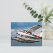 海飛行機離陸，ビクトリア滝，ジンバブエ ポストカード (スタンド正面)