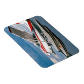 海飛行機離陸，ビクトリア滝，ジンバブエ マグネット (右側)