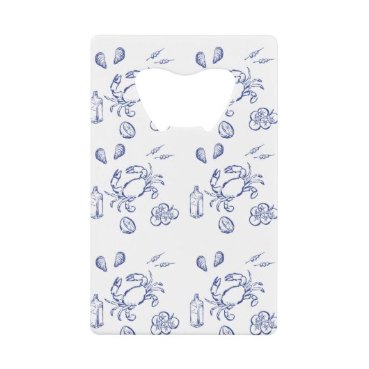 海食ミニマリズム クレジットカード栓抜き (正面)