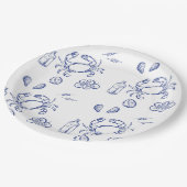 海食ミニマリズム ペーパープレート (アングル)