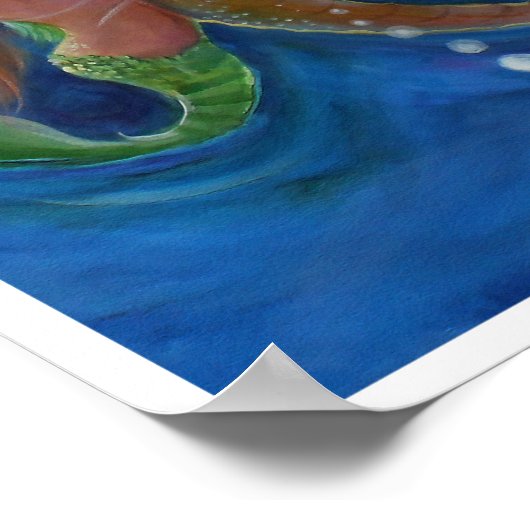 海馬と人魚 ポスター (角)