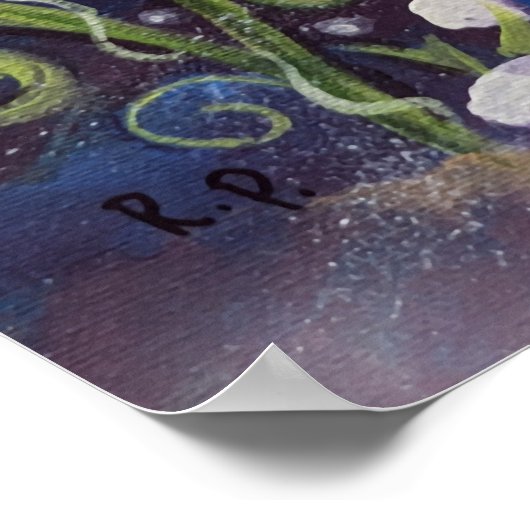 海馬と岩の人魚 ポスター (角)