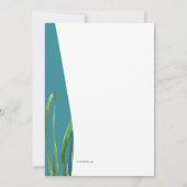 海馬と船貝 招待状 (裏面)