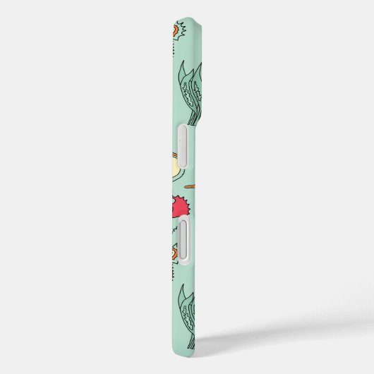 海馬と貝殻の模様 Case-Mate iPhoneケース (裏面 / 右)