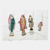 海馬と魚 キッチンタオル (横)