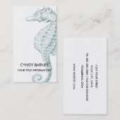 海馬の名刺 名刺 (正面/裏面)