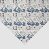 海馬の地図ヴィンテージ 薄葉紙 (詳細)