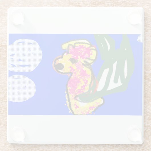 海馬の夏 ガラスコースター (裏面)