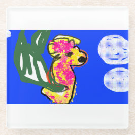 海馬の夏 ガラスコースター