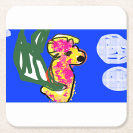 海馬の夏 スクエアペーパーコースター