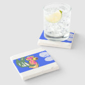 海馬の夏 ストーンコースター (横)