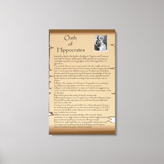 海馬の宣誓 キャンバスプリント (正面)