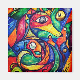 海馬の抽象化 マグネット