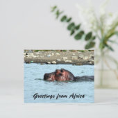 海馬の挨拶 ポストカード (スタンド正面)