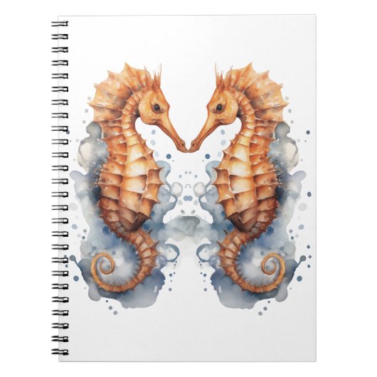 海馬の無脊椎動物 ノートブック (正面)