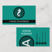 海馬の緑 名刺 (正面/裏面)