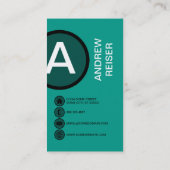 海馬の緑 名刺 (裏面)