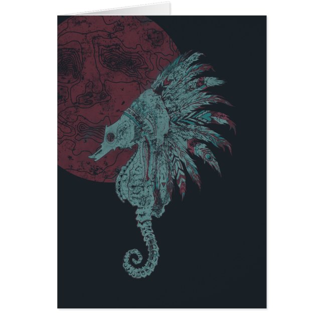 海馬の赤い月 (正面)