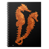 海馬の踊り（オレンジ） ノートブック (正面)