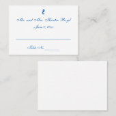 「海馬の静けさ」プレースカード プレイスカード (正面/裏面)