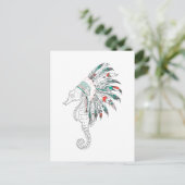 海馬の頭 ポストカード (スタンド正面)