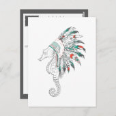 海馬の頭 ポストカード (正面/裏面)